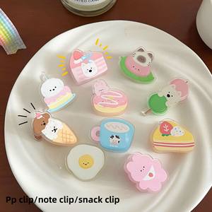 Nuevos Clips de Notas Acrílicos con Dibujos Animados de Animales para Estudiantes ZGBROTHERS Fujian China - Product Image 1