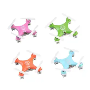 Mini drone with LED Quadcopter 2.4G 4CH RC Toy Helicopter Pocket Drone Toys for Kids Children CX-10 Mini Drone