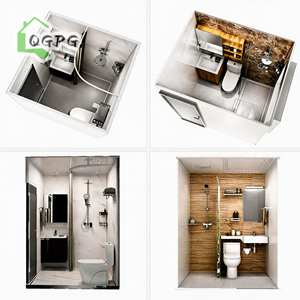 Baño Portátil Prefabricado de Diseño Moderno, Cabina de Ducha y Baño Móvil Rectangular de Acrílico, Baño Portátil para Exteriores - Product Image 6