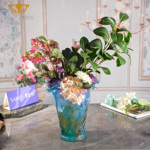 Nuevo diseño de cristal claro de <span class=keywords><strong>pasta</strong></span> de vidrio florero boda centros de mesa - Product Image 6