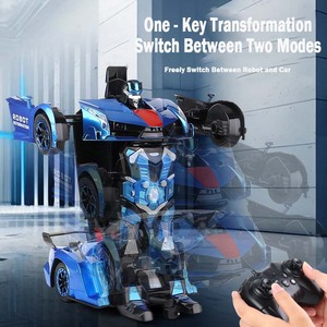 Super Offre : Voiture de Course Robot Transformable Télécommandée 1:12 avec Pulvérisation à un Clic, Détection de Geste et Éclairage Spectaculaire – Cadeau Idéal pour Enfants - Product Image 5