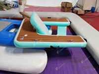 Chaise longue gonflable remorquable portative pliable amicale de flotteur de piscine hamac de l'eau chaise flottante gonflable