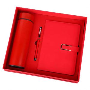 Coffret Cadeau d'Entreprise de Luxe Annuel SiYJ20 : Carnet à Couverture PU de Haute Qualité, Bouteille Isotherme, Stylo – Ensemble Promotionnel pour Affaires - Product Image 2