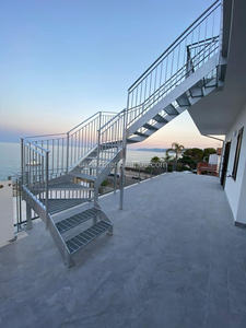 บันไดบันไดกันลื่นทำจากสังกะสีดีไซน์ทันสมัยติดตั้งง่าย - Product Image 2