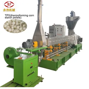 biodegradable TPS pellet making machine thermoplastic corn starch granule extruder machine
