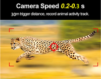 Caméra infrarouge BSTCAM & WiFi avec contrôle par application, vidéo 4K 48MP, portée IR 30m/92ft, caméra de surveillance extérieure sans fil