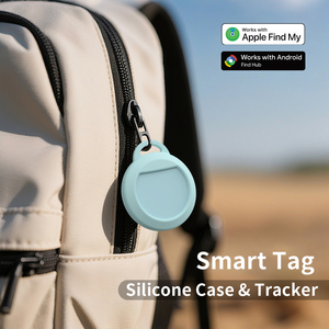 Localizzatore AirTag MFi <span class=keywords><strong>Apple</strong></span> Find My Google Find Hub Portachiavi con <span class=keywords><strong>Batteria</strong></span> Sostituibile e <span class=keywords><strong>Custodia</strong></span> in Silicone - Product Image 2