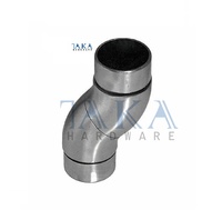 Sus304 316 Angle de rinçage de coude à angle réglable pour rampe d'escalier Raccords de main courante de balustrade en acier inoxydable Connecteurs de tuyaux de tube