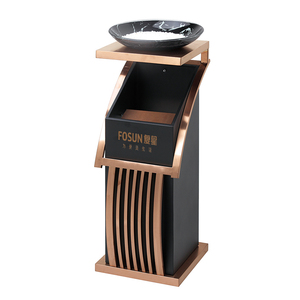 Fosun ถังขยะโรงแรมแบบยืนพร้อมที่เขี่ยบุหรี่สำหรับล็อบบี้และทางเดิน - Product Image 1