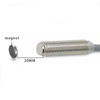 Sensor de proximidad inductivo BXUAN M3 M4 NPN PNP IP67 110V 220V Mini sensor de interruptor de reed magnético