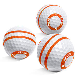 Pelotas de Golf de Tres Capas Cicloides Blancas en Forma de O, Marca Passen, 43 mm, Surlyn, Más del 85% de Elasticidad, Venta al Por Mayor, Transfronterizas - Product Image 2