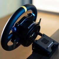 Volant et pédalier de course en aluminium CAMMUS C12 à entraînement direct avec couple de 12 Nm pour jeux PC