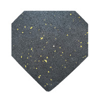 Échantillon gratuit de tapis de sol en caoutchouc pour salle de sport CrossFit 1m x 1m