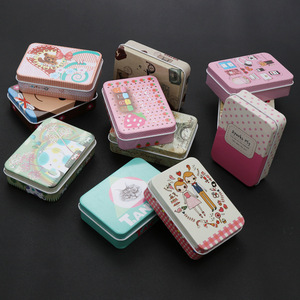 Caja de Almacenamiento de Metal Rectangular Personalizada para Mini Tarjetas, Pinzas para <span class=keywords><strong>el</strong></span> Cabello y Joyería, Disponible al por Mayor - Product Image 2
