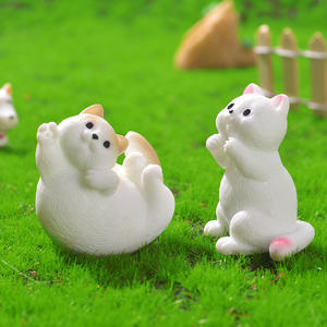 Figura de Gato Líquido en Miniatura, Adorable y Realista, Accesorio de Decoración para Jardín, Artesanía de Resina, Adorno, China - Product Image 3