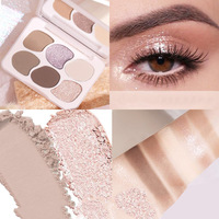 Palette de fards à paupières OEM 6 couleurs, pigment riche, résistante à l'eau, pour peaux foncées, effet naturel – Grande Vente
