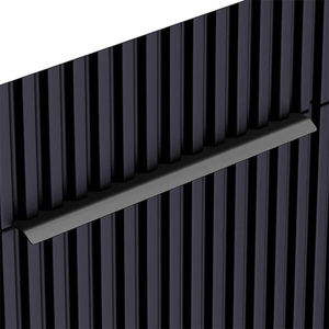 <span class=keywords><strong>Meuble</strong></span> sous-vasque <span class=keywords><strong>de</strong></span> salle <span class=keywords><strong>de</strong></span> bain moderne flottant suspendu au mur en MDF cannelé noir <span class=keywords><strong>Meuble</strong></span> <span class=keywords><strong>de</strong></span> salle <span class=keywords><strong>de</strong></span> bain avec évier 60 <span class=keywords><strong>80</strong></span> <span class=keywords><strong>cm</strong></span> et un tiroir - Product Image 6