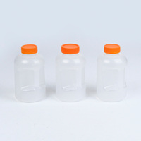 Bouteille de jus en PP de haute qualité résistante aux hautes températures, remplissage à chaud, 500 ml, bouchon à vis, cylindre, modèle Zhejiang, café, thé