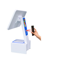 Terminal de point de vente tactile tout-en-un Windows série A19, boîtier métallique ultra-fin, design compact, écran secondaire en option, Intel