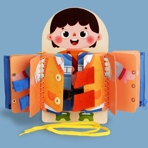 Nouveau Design Enfants Occupé Conseil Multifonction Jouet En Bois Toddler <span class=keywords><strong>Montessori</strong></span> Jouets Éducatifs - Product Image 6