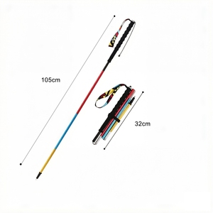 Bâton de <span class=keywords><strong>randonnée</strong></span> pliable ultra-léger en alliage d'aluminium 7075 réglable pour la <span class=keywords><strong>randonnée</strong></span> et le trekking - Fabrication OEM/ODM - Product Image 2