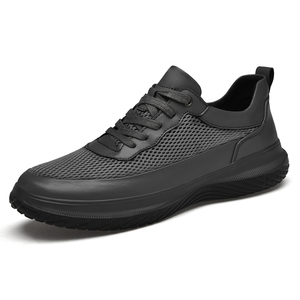 Zapatos Oxford Formales de Primera Calidad para Hombre, Duraderos, de Piel Vacuna con Forro de Malla, Antideslizantes, Negros, para Verano, Negocios y Caminar - Product Image 6