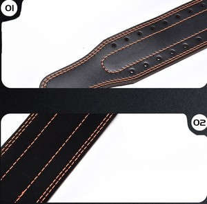 Custom Logo Coexistence 100% Polyester 5.5mm Squat Women Men Weight Lifting <b>Belt</b> Gym Training Back Belly for Weightlifting - Product Image 5