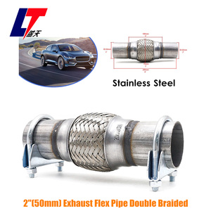Tubo de escape flexible para coche, 304 <span class=keywords><strong>Ss</strong></span>, con tubo de extensión - Product Image 6