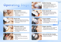 Appareil de beauté hydratant 9 en 1 pour le visage, instrument de rajeunissement cutané, blanchiment aquatique, lifting, compatible avec les prises US/IT/CN