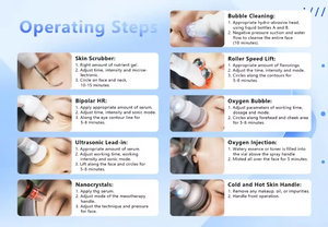 เครื่องมือความงาม 9 in 1 สำหรับเติมความชุ่มชื้น ฟื้นฟูผิวหน้า อควา เฟเชียล ช่วยให้ผิวขาวกระจ่างใส ยกกระชับ ฟื้นฟูสภาพผิว - Product Image 4