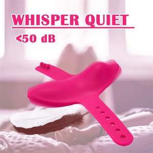 Vibrador de bragas portátil para mujer, bragas de Control remoto impermeables de silicona, vibrador recargable para mujeres, Juguetes sexuales - Product Image 3