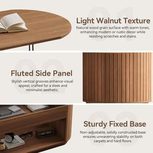 <span class=keywords><strong>Table</strong></span> <span class=keywords><strong>basse</strong></span> relevable moderne de 47 pouces pour la maison, le bureau et le salon - Product Image 4