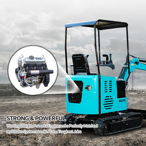 Ücretsiz kargo 1.7 Ton Mini Laidong motor ekskavatör hidrolik paletli mikro ekskavatör ile EPA/CE motor - Product Image 4