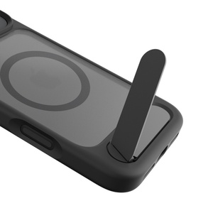 Étui magnétique translucide mat premium pour <span class=keywords><strong>iPhone</strong></span> 17 13 Pro Max 15 16 Plus avec support horizontal dissimulé et coque de protection - Product Image 4