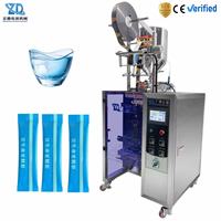 Machine d'emballage verticale entièrement automatique à scellage arrière pour liquides, machine de remplissage et de scellage de petits sachets pour jus, eau, lait