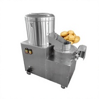Automatische commerciële roestvrijstalen fruit- en groenteschilmachine voor restaurants, aardappelreiniging, -snijden, eenvoudig te bedienen