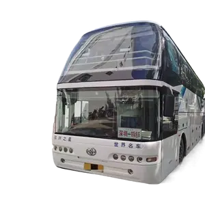 禹州6120欧洲之星1.5甲板54座豪华城际快速巴士RHD OK长途汽车非洲全面定制服务