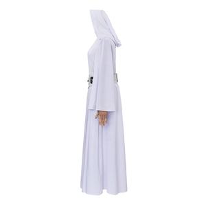 Disfraz de Princesa Leia para Mujer, Vestido Largo Blanco, Disfraz de Halloween para Representaciones de Personajes de Películas y <span class=keywords><strong>Anime</strong></span> - Product Image 3