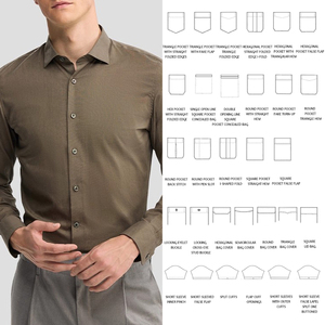<span class=keywords><strong>Camicia</strong></span> Casual da <span class=keywords><strong>uomo</strong></span> con colletto a maniche lunghe in misto <span class=keywords><strong>lino</strong></span> formale monopetto <span class=keywords><strong>Slim</strong></span> <span class=keywords><strong>Fit</strong></span> professionale da lavoro minimalista - Product Image 4