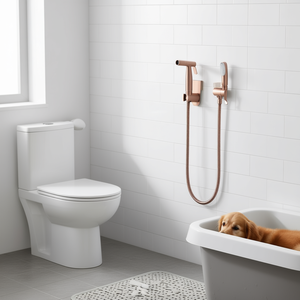 Spruzzatore Bidet Portatile in Acciaio Inox per Bagno e Toelettatura Animali, Design Moderno, Facile Installazione - Product Image 2