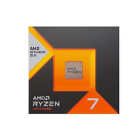 Processeur AMD Ry Zen7 7800X3D avec 5 GHz 96 Mo Socket AM5 Processeur de bureau pour ordinateur