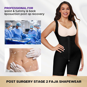 Faja <span class=keywords><strong>Colombiana</strong></span> Modellante Personalizzata da Fabbrica, Stadio 2, a Compressione Elevata, Effetto Clessidra, con Controllo Pancia e Sollevamento Glutei, con Apertura all'Inguine - Product Image 2