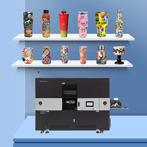 Tốc độ cao chai tròn 360 ROTARY độ phun Xi lanh có thể máy in UV cho Tumbler nón nhựa mỹ phẩm ống máy in UV - Product Image 6