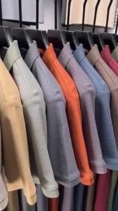 Venta al por mayor 100% algodón de los hombres de media manga para <span class=keywords><strong>Polo</strong></span> Turn-Down Collar Business Casual Versátil de media manga Anti-Pilling - Product Image 2