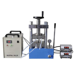Presse à chaud manuelle à double plaque chauffante Lab 30T - Product Image 1
