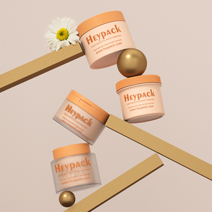 Récipient de gommage corporel en plastique de haute qualité Emballage de boîte de crème cosmétique Boîte de cire personnalisée 200ml Boîte de crème en PP - Product Image 3