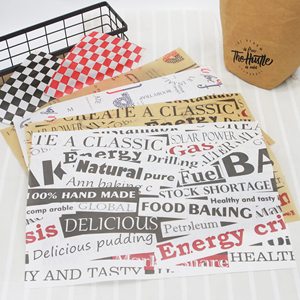 Custom Non-Stick Greaseproof Food <b>Paper</b> <b>Burger</b> <b>Wrapping</b> Disposable Double-Sided Coated for Sandwich Bread - Product Image 4