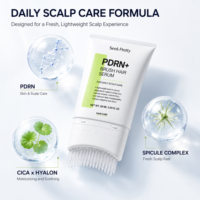 Serum Rambut Eksosom Label Pribadi dengan Aplikator Sikat untuk Perawatan Kulit Kepala, Menguatkan Akar Rambut, Mencegah Kerontokan, Perawatan Kulit Kepala Harian