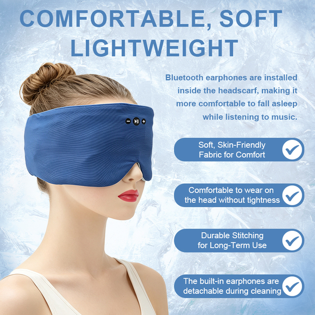 Premium Lightweight Bluetooth Headphones with Velcro Closure Crystal Clear Audio Headphones for Workout Daily Commute