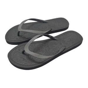 Chanclas baratas de la Playa de Las señoras del verano del logotipo impreso personalizado del color sólido - Product Image 1